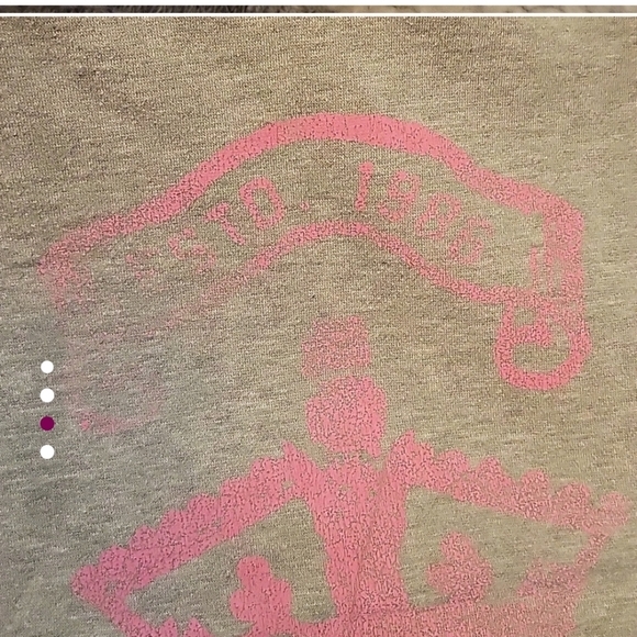 PINK Victoria's Secret Pink and Gray Throw Size 56X68" - Picture 7 of 13